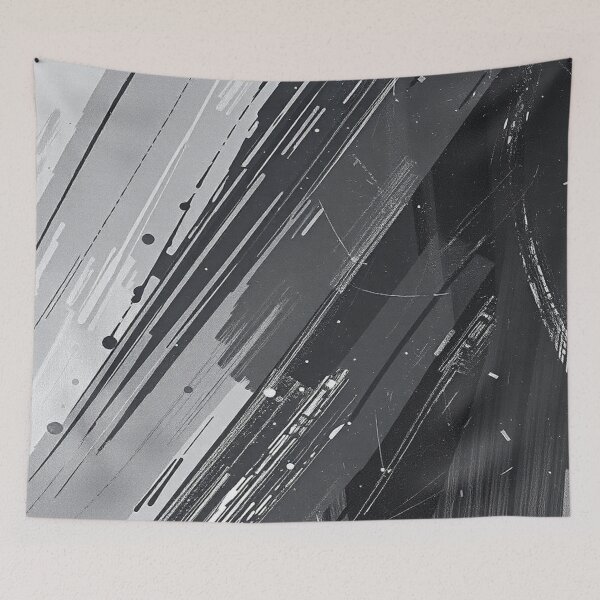 Item preview, Urban Static “Steel Pulse” | Industrial Gray Grunge Streetwear Pattern designed and sold by CMdigit.