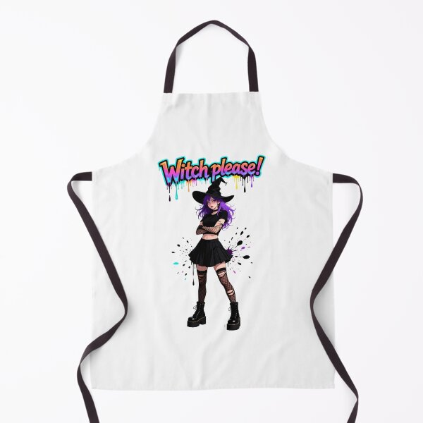 Item preview, Witch with crossed arms and drip writing designed and sold by ArtCreator2023.