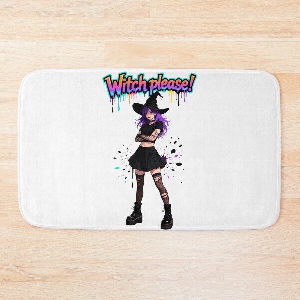 Item preview, Witch with crossed arms and drip writing designed and sold by ArtCreator2023.