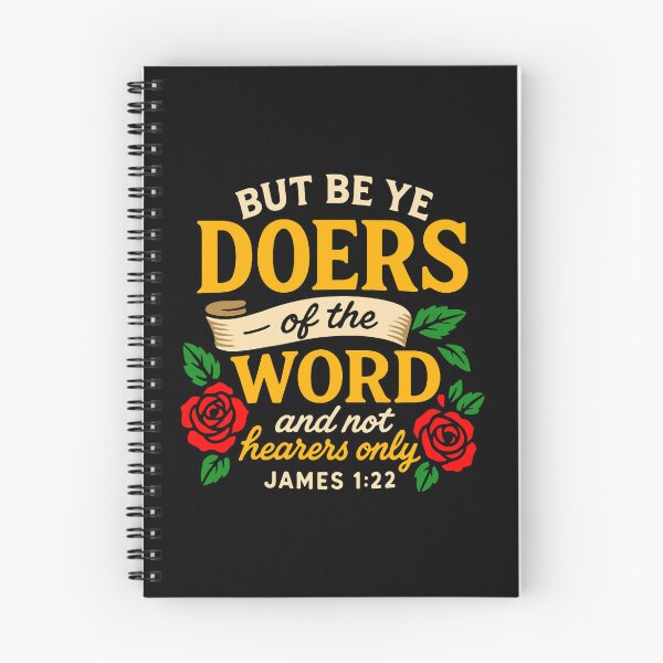 Item preview, James 1:22 But Be Ye Doers Of The Word And Not Hearers Only  designed and sold by plushism.