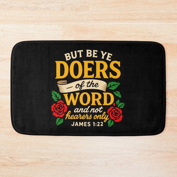 Item preview, James 1:22 But Be Ye Doers Of The Word And Not Hearers Only  designed and sold by plushism.