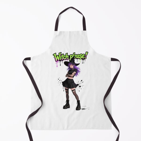 Item preview, Purple-haired witch with a modern streetwear look designed and sold by ArtCreator2023.