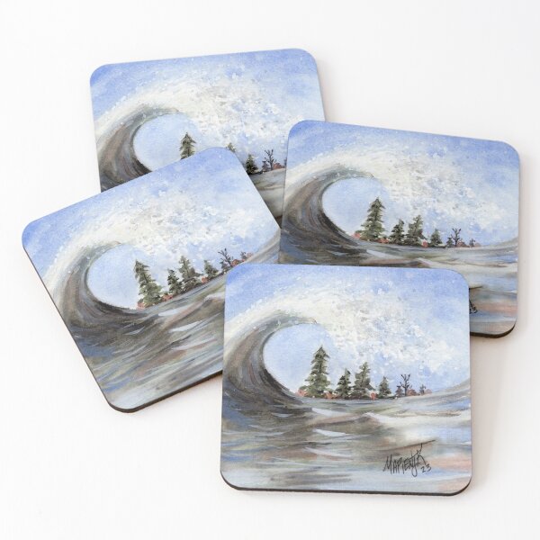 Item preview, North Shore Wave designed and sold by MarenPaintsJoy.