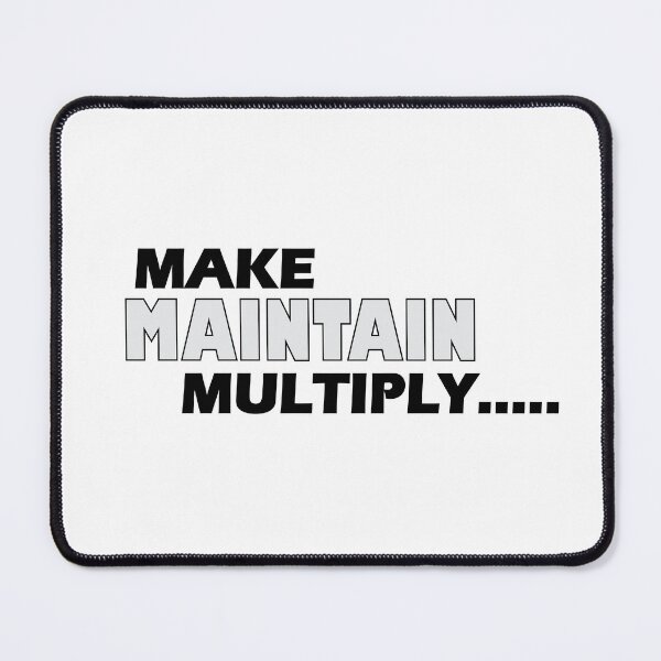 Item preview, Make Maintain Multiply designed and sold by Positive Mindzet!.