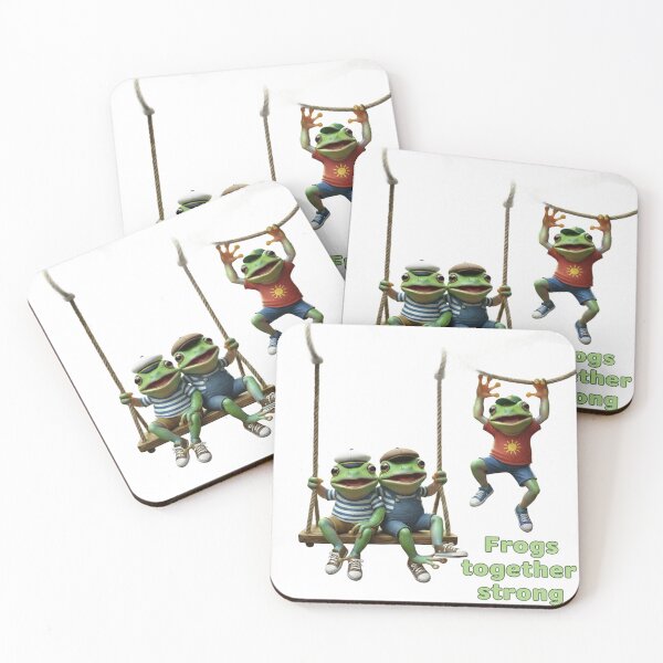 Item preview, Portland Frog Strong Together Illustration designed and sold by DroolWorthyUS.