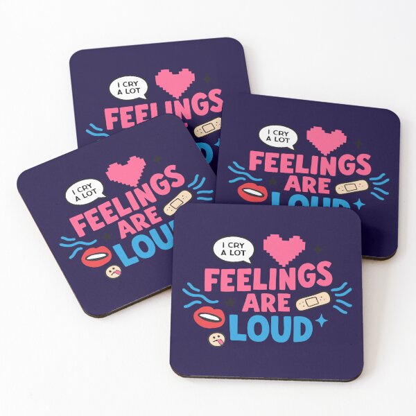 Item preview, Sensitive and Proud – Loud Feelings Statement designed and sold by SanPedroArt.