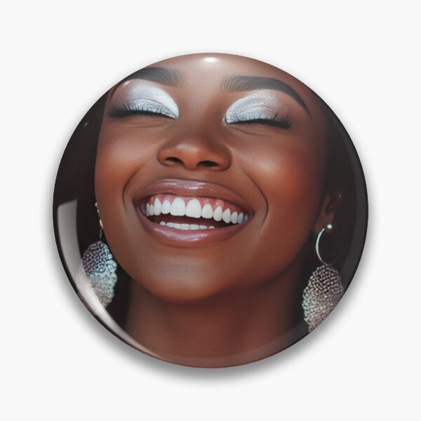 Item preview, Smiling woman in bright colors designed and sold by anytka.