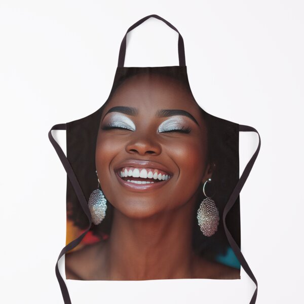 Item preview, Smiling woman in bright colors designed and sold by anytka.