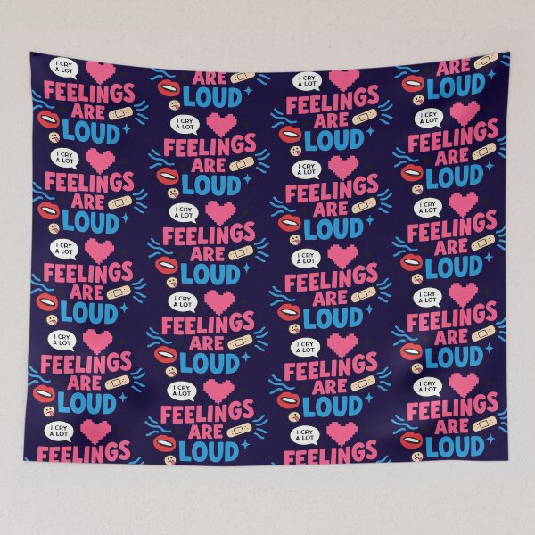 Item preview, Sensitive and Proud – Loud Feelings Statement designed and sold by SanPedroArt.