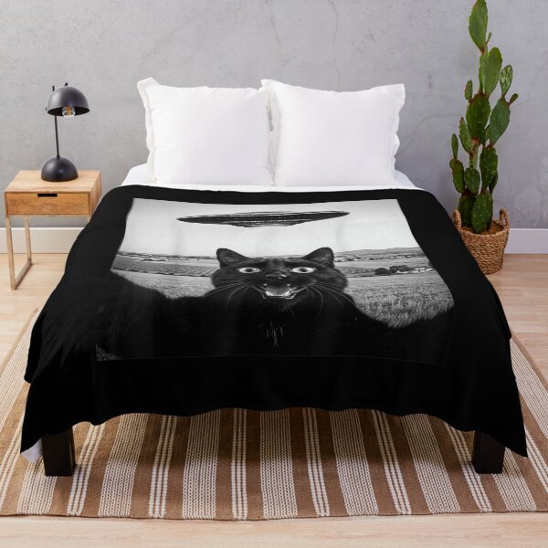 Item preview, Black Cat Selfie With Alien UFO Cute Cat Gifts designed and sold by BASKF.