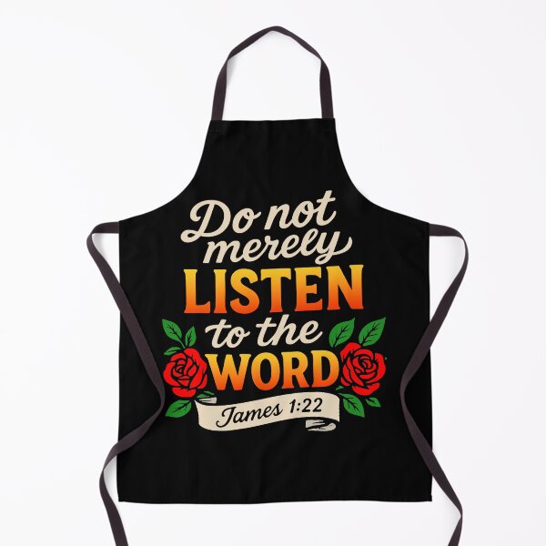 Item preview, James 1:22 Do Not Merely Listen To The Word designed and sold by plushism.
