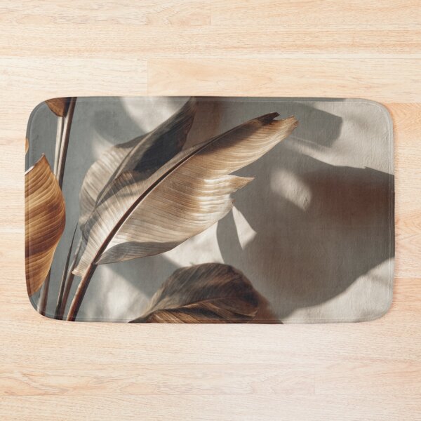 Item preview, Elegant dry leaves casting shadows designed and sold by anytka.