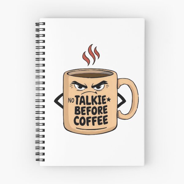 Item preview, No Talkie antes del café designed and sold by ZeroFace691.