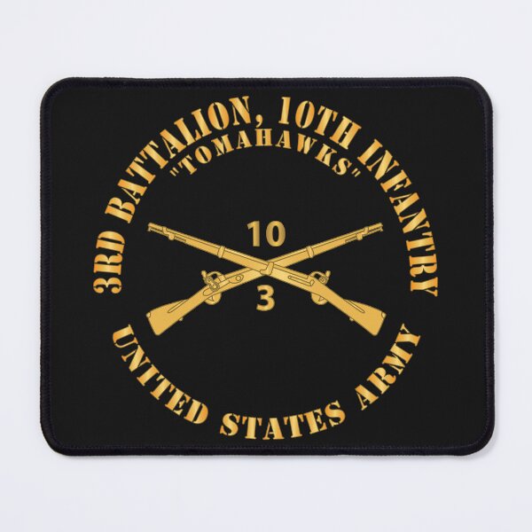 Item preview, Army - 3rd Battalion, 10th Infantry Regiment Branch - Tomahawks - US Army X 300 designed and sold by Military Insignia Products.