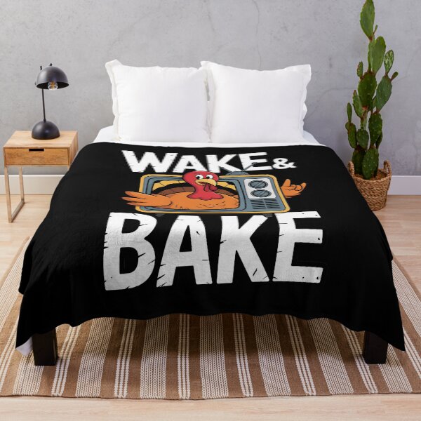 Item preview, Wake and Bake Funny Rock On Turkey Vintage Thanksgiving designed and sold by BakeryDozen.
