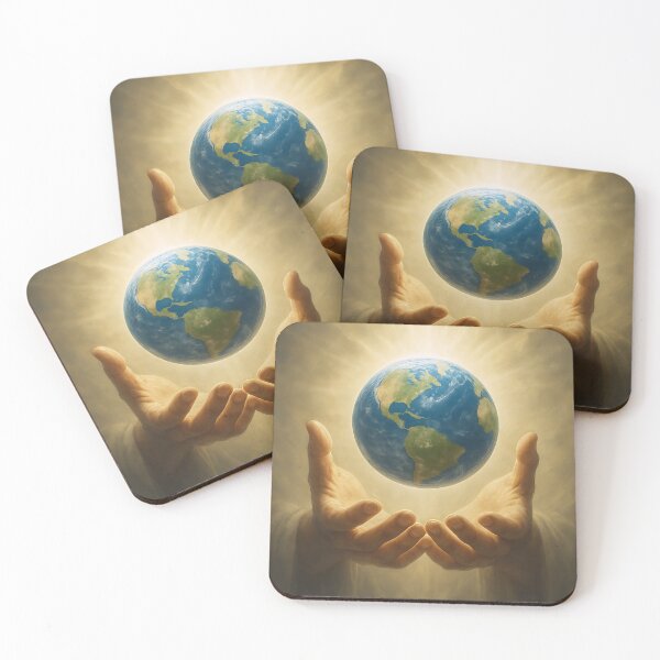 Item preview, Divine Hands Cradling the Living Earth designed and sold by letsnvision.