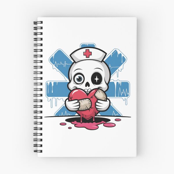 Item preview, Nurse Skull with Stitched Heart designed and sold by WeranovDesign.