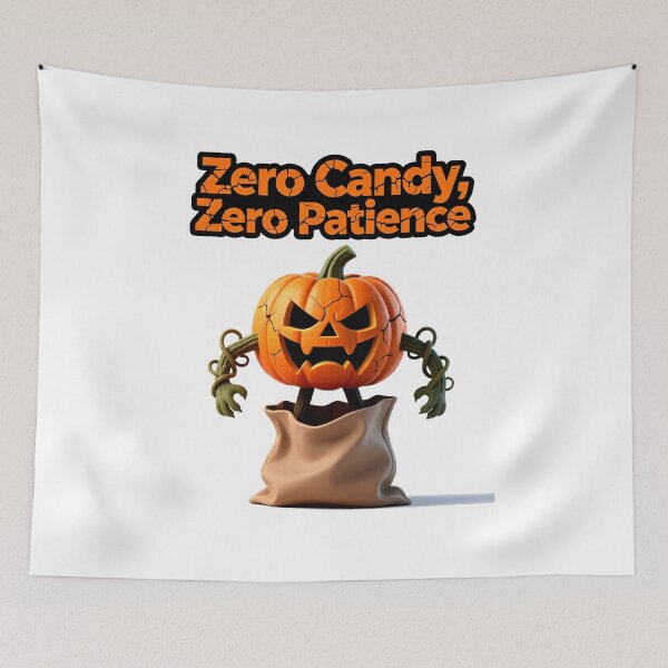 Item preview, Pumpkin with angry face and bag designed and sold by ArtCreator2023.