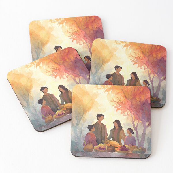 Item preview, Family Harmony - Spirit of Thanksgiving designed and sold by MidArtForge.