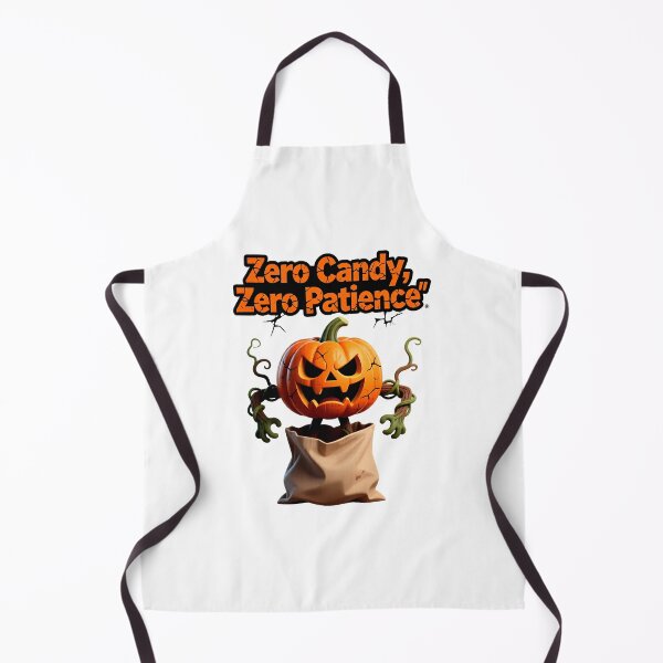 Item preview, Grumbling pumpkin with “Zero Candy” slogan designed and sold by ArtCreator2023.