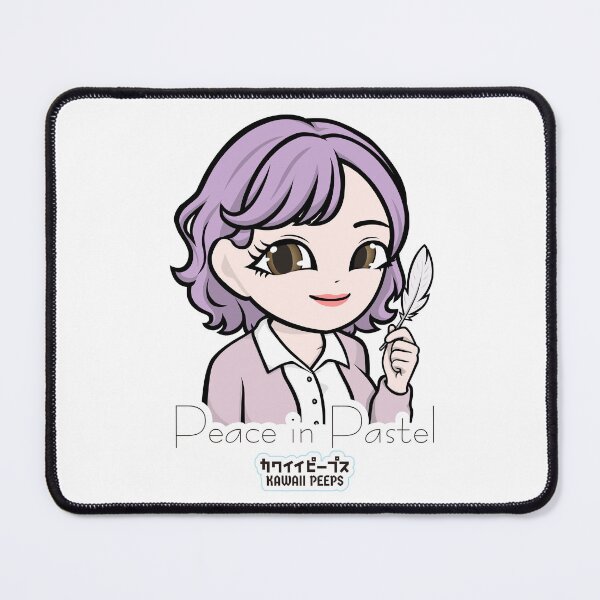 Item preview, Peaceful Kawaii "Peace in Pastel" Design – Soft Girl Aesthetic & Calm Mindfulness Art designed and sold by P-L-Sardines.