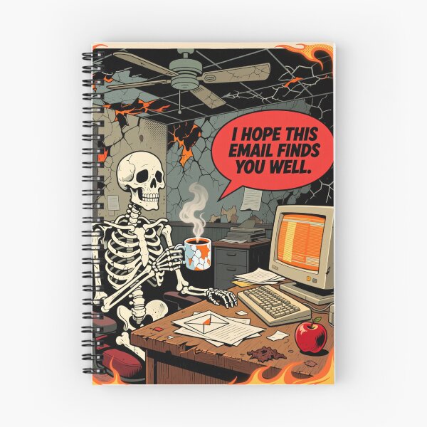 Item preview, You Got Mail – Skeleton Office Worker Meme  designed and sold by oldpussboss.