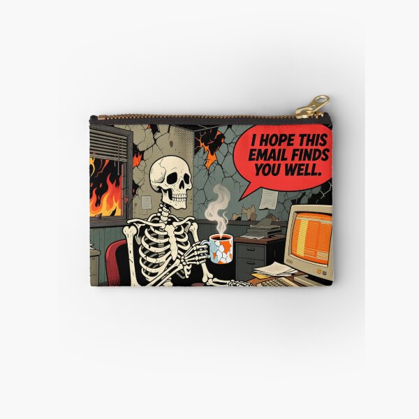 Item preview, You Got Mail – Skeleton Office Worker Meme  designed and sold by oldpussboss.