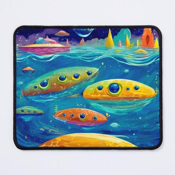 Item preview, Space Swimmers from Other Dimensions designed and sold by Zofia Sosnecka.