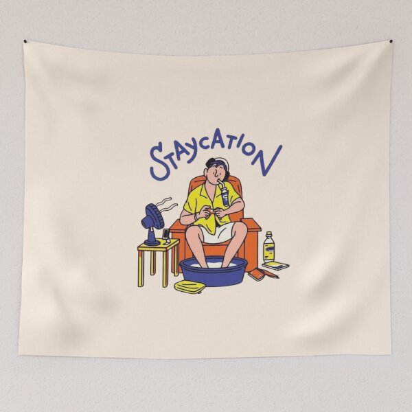 Item preview, Staycation Lazy Summer Home Vibes designed and sold by Oniyasha.