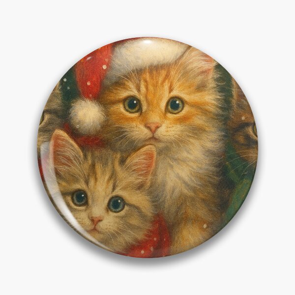Item preview, Gatinhos Natalinos Fofos designed and sold by Leonornature.