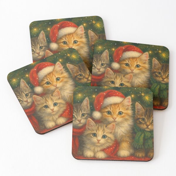 Item preview, Gatinhos Natalinos Fofos designed and sold by Leonornature.