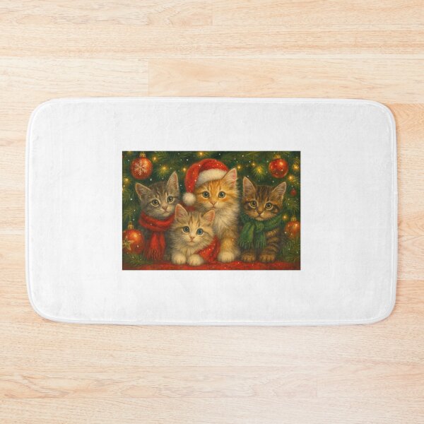Item preview, Gatinhos Natalinos Fofos designed and sold by Leonornature.
