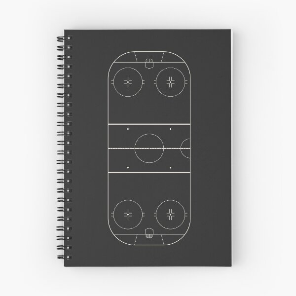 Item preview, Ice Hockey Rink Diagram Blueprint designed and sold by archetype prints.