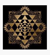 Sri Yantra / Sri Chakra Photographic Print