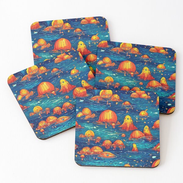 Item preview, Space Swimmers from Other Dimensions designed and sold by Zofia Sosnecka.