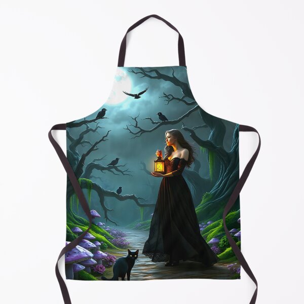 Item preview, Fantasy Forest Women with a Lantern designed and sold by Sharon Schwalbe.