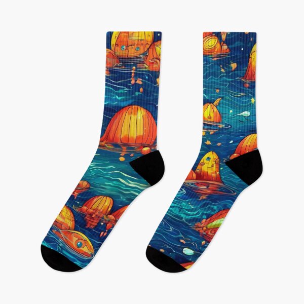 Item preview, Space Swimmers from Other Dimensions designed and sold by Zofia Sosnecka.
