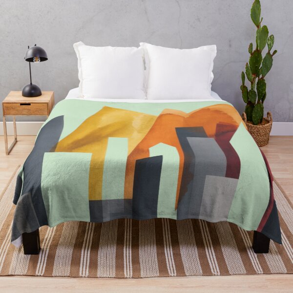 Item preview, Lifestyle Hub: Abstract Geometric City Skyline Art designed and sold by M&M Lifestyle Hub.