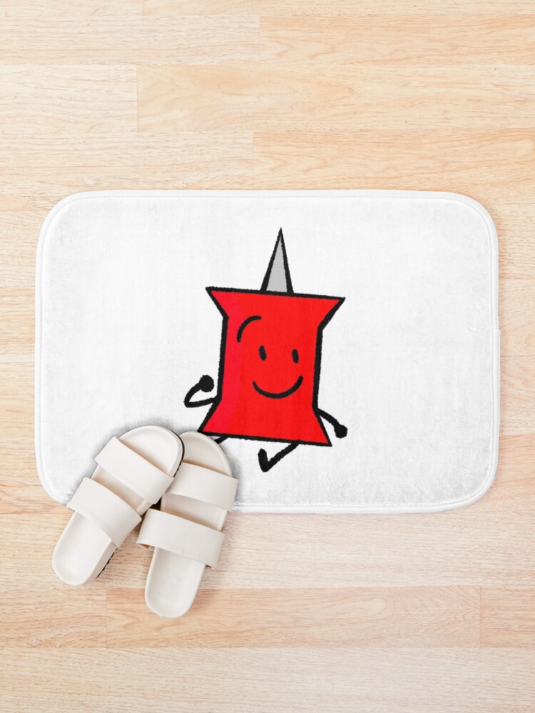 Thumbnail 1 of 6, Bath Mat, Pin BFDI designed and sold by MsBonnie.