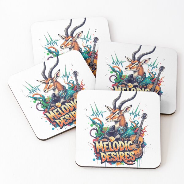 Item preview, Melodic Gazelle Music Lover Street Art Design designed and sold by SholoStudio.