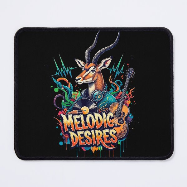Item preview, Melodic Gazelle Music Lover Street Art Design designed and sold by SholoStudio.
