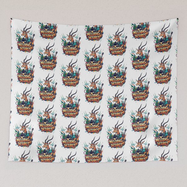 Item preview, Melodic Gazelle Music Lover Street Art Design designed and sold by SholoStudio.