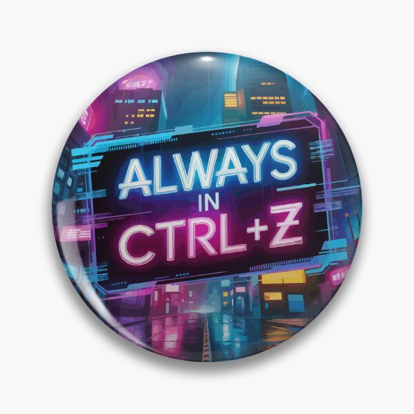 Item preview, Always in CTRL+Z — Cyberpunk City at Night designed and sold by T-Chou.