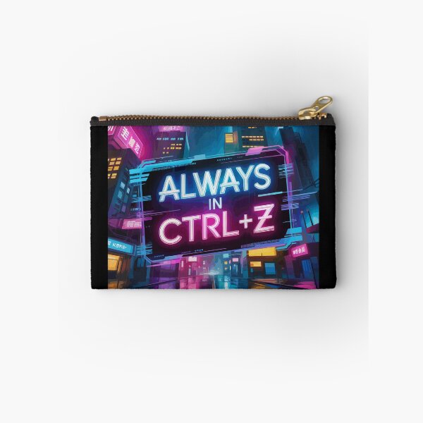Item preview, Always in CTRL+Z — Cyberpunk City at Night designed and sold by T-Chou.