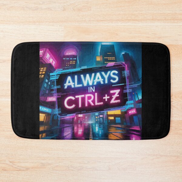 Item preview, Always in CTRL+Z — Cyberpunk City at Night designed and sold by T-Chou.