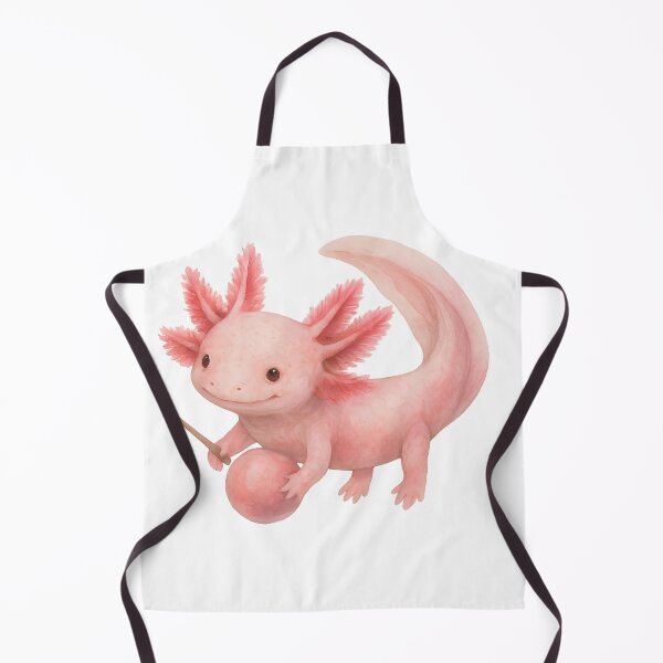 Item preview, Magic Axolotl with Wand and Orb designed and sold by DariaOltes.