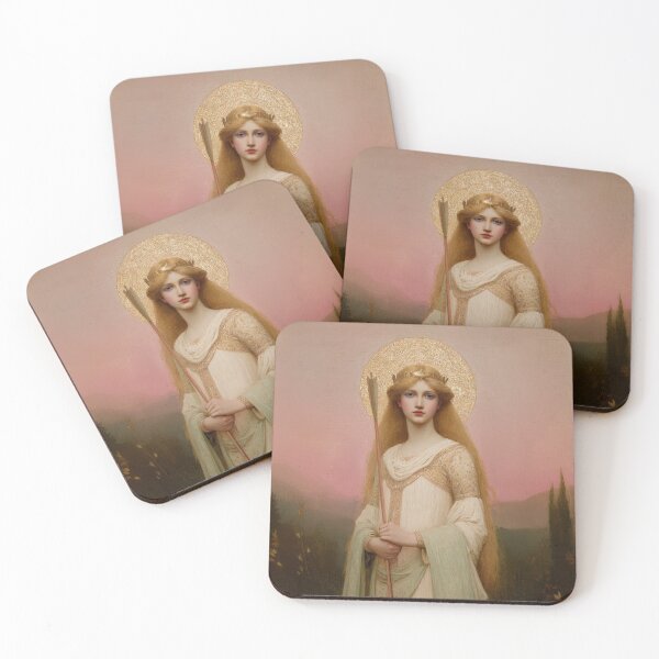 Item preview, Saint Ursula designed and sold by SanctifiedSouls.