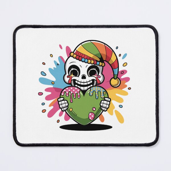 Item preview, Clown Skull with a Droplet Heart designed and sold by WeranovDesign.