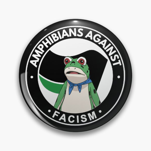 Item preview, Amphibians Against Facism Funny Inflatable Frog Portland Protest Frog Together Strong designed and sold by NerdCulture.