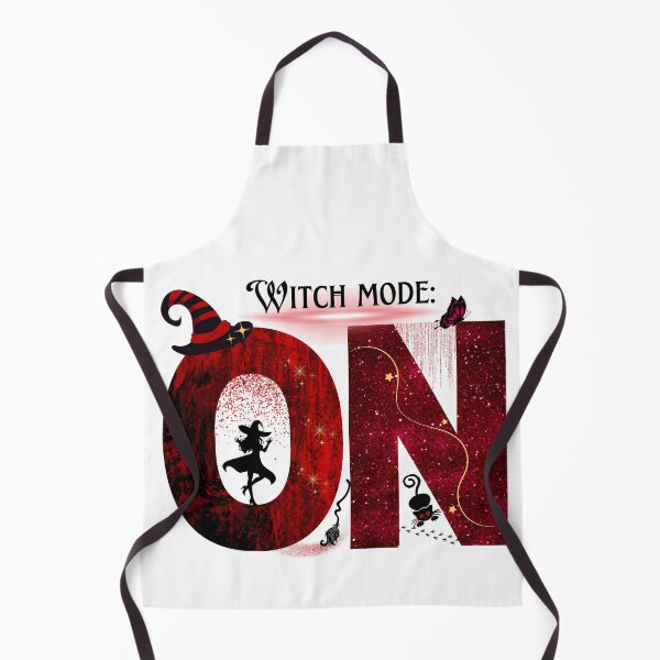 Item preview, Witch Mode: ON – Crimson Charm Edition designed and sold by PixelByHajni.